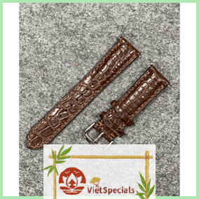 Crocodile Leather Watch Strap - Made in Vietnam