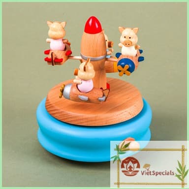 Pigs on Plane Music Box