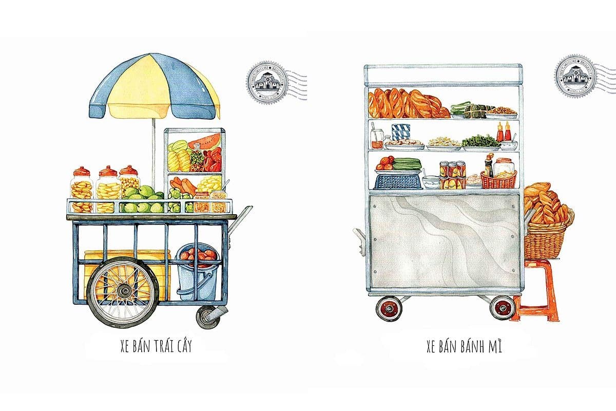 Discover the Charm of Vintage Saigon with Handcrafted Coconut Cart Miniatures