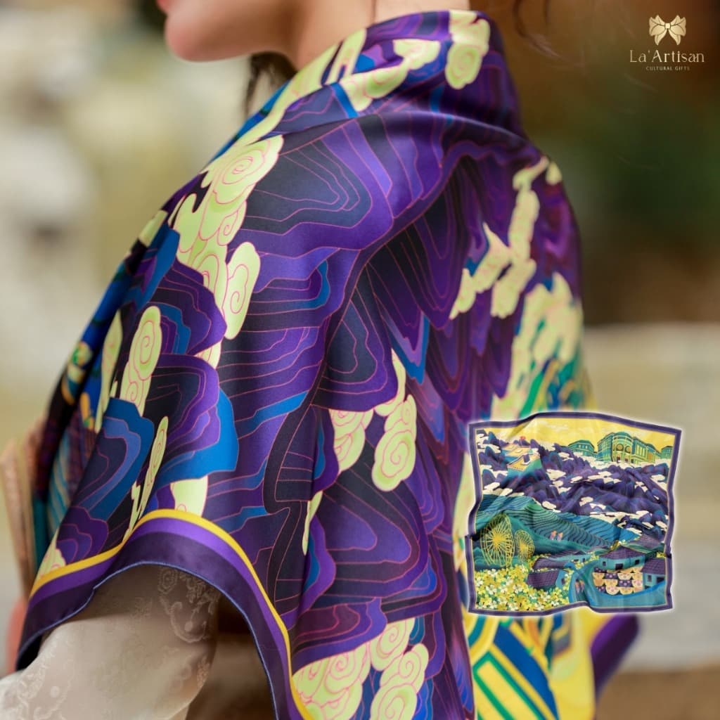 Sapa Pattern Scarf Inspired By Nature 70x200cm