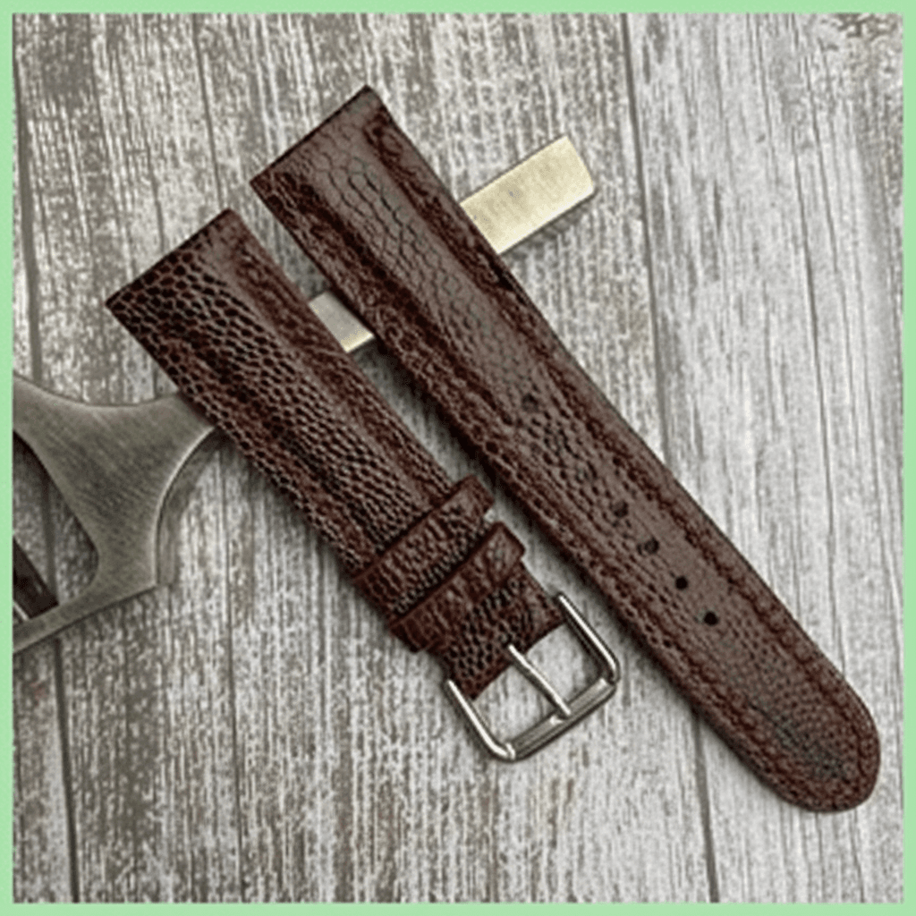 Ostrich Leather Watch Strap - Made in Vietnam
